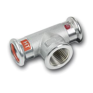 Sanha T-Stück Therm 28130G 76,1x3/4x76,1mm, bs m Pressanschl. u IG