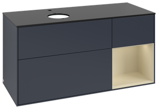 V&B WT-Unterschrank Wandbel. Finion 120cm, Pl b m, Rg si G m La, md b m Lac