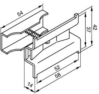 Zehnder Halter Sonderlack