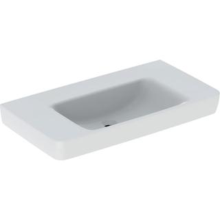 Geberit Waschtisch Renova Plan 90 x 48 cm, ohne Hahnloch, ohne Überlauf, Ablagefläche
