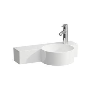 Laufen Handwaschbecken VAL 55x31,5cm, Ab L, o Ü, Hahnl. re, we. LCC