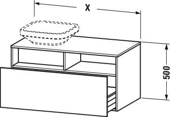 Artikelbild 9 des Artikels „Duravit WT-Unterschrank DuraStyle 100x45,3cm, Ei Nat, 2 SchKa., wandh 100 x 45,3 cm | Eiche natur“