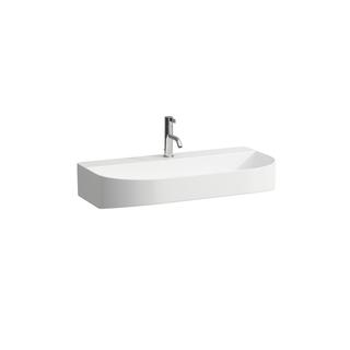 Laufen Aufsatzwaschtisch SONAR 80x42cm, US gs, o. ÜL, 1 Hahnl., we.
