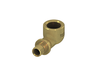 TECE Winkelmuffe TECEflex 16xRp 1/2, kompakt, Siliziumbronze