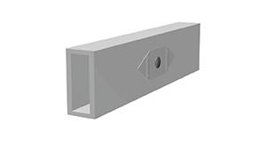 Vaillant Montageschiene VPV P auroPOWER 60x37,1mm, Aluminium, 2x Stück