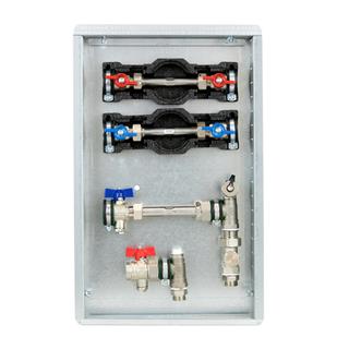 Strawa Wohnungsanschlussstation AS 15h-W2-WMZ, 3/4", 330x525mm, UP-Schr.