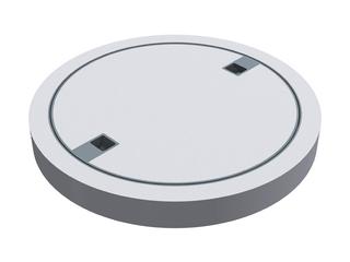 Wilo Schachtabdeckung Port 600 A15, m Ring, o Ventil., Bet., n. EN 124