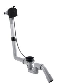 hansgrohe Komplettset Exafill S WA-Einl, Ab- u. Überlaufgarn., matt-sw