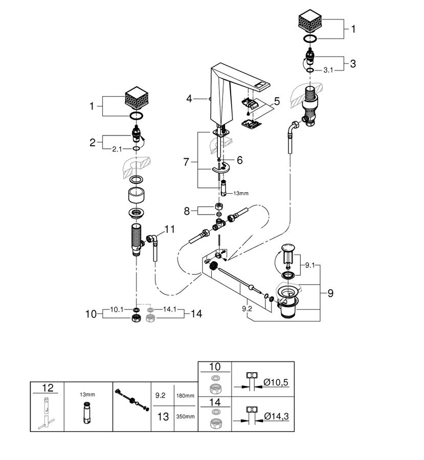 Artikelbild 4 des Artikels „GROHE WT-3L-A Allure Brilliant P. Coll. 1/2