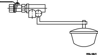 KSB Schwimmerventil-Zulaufset FL für PE-Vorbehälter, Anschluß R 2"