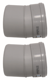 Vaillant Bogen 15Gr, DN 130, 2 Stck, i Scht., starr, PP