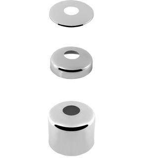 ASW Hahnrosette d 27mm, 3/4"x30mm, a d 67mm DN 20, MS vc