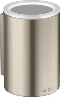 hansgrohe Zahnb Axor Universal Circular d= 76x114mm, Wandmontage, brushed nickel