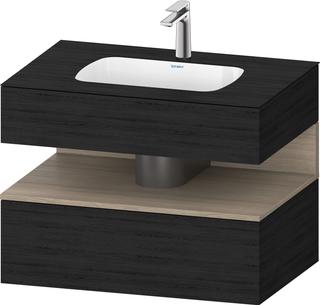 Duravit EinbauWT-Möbel-Set Qatego 80x55x60cm, E ter/E s, Kon-WTU, Nischenb