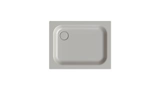 Duschwanne BetteSupra 5710 90x70x6,5cm, Wannenträger, flanell