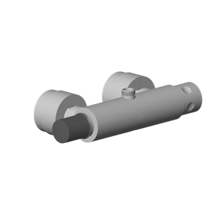 DO Anschluss für Brausethermostat Wand ET 04170104401 315 x 85 x 210 mm Platin