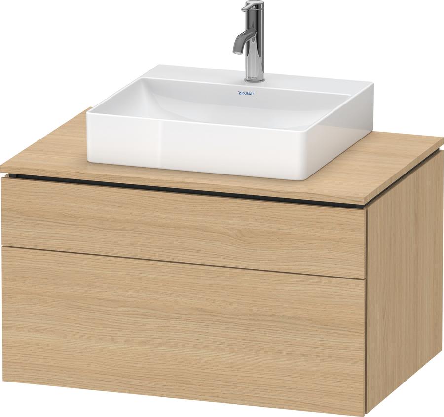 Artikelbild 2 des Artikels „Duravit Waschtisch-Unterschrank L-Cube 82x55cm, E N, 1 Schubk., 1 Ausz., wandh 82 x 55 cm | eiche natur“