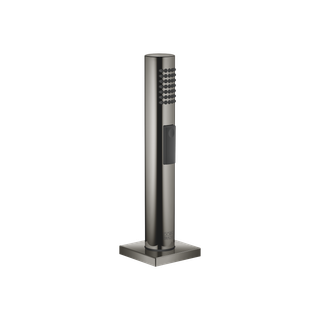 Dornbracht Spülbrausegarnitur mit eckiger Rosette, Dark Chrome