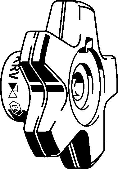 Artikelbild 2 des Artikels „Viega Handrad Easytop 2238.24 73mm, f DN 25/32, anthr, Kunststoff 73 mm, für DN 25/32“