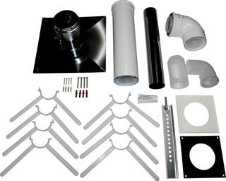 Wolf Anschlussset C93x DN 80/125, DN 80, starr, RLU, ES