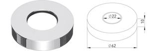 ASW Design-Schubrosette L d 32/H 14/Au d 65mm, gegos. AF, MS vc