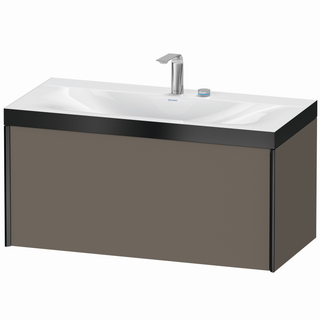 DU WTU XViu/Viu, 1 Ausz 503x1000x480mm 2 HL,schw. m/flan. grey sdm, Ra.B2 ES Ah