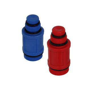 KÖRO Baustopfen Saniplug rot f. Gewinde 3/8", 1/2", 3/4"