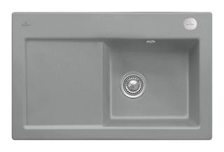 V&B Spüle Subway 45 m Abl.garn, Exzenter, stone CeramicPlus