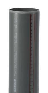 Ostendorf HTsafe Rohr GL DN/OD 90, 5000mm, ohne Muffe