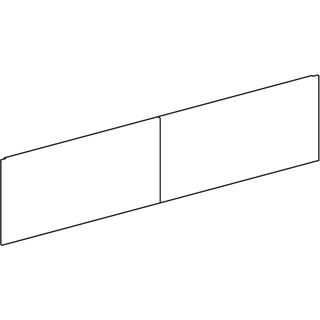 GE Set Schubladenfront (2 St.) für Xeno2 US für Breite WT 140 cm, weiß