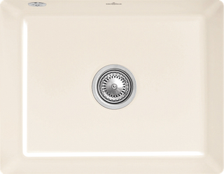 V&B Unterbauspüle Subway 60 SU m Abl.garn, Exzenter, crema CeramicPlus