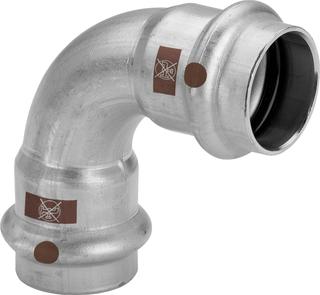Viega Bogen Temponox 1716 54mm, 90Gr, St. nicht rostend, SC-Contur