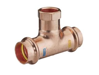 HS T-Stück Press Copper AQUAGAS V 42mmx1/2"x42mm, IG