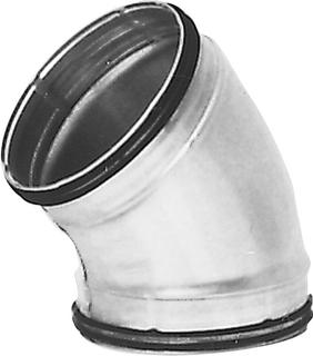 BOSCH Bogen BM 45-100 DN 100, 45Grad, a verzinktem Stahlblech