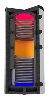 CitrinSolar Solar-Pufferspeicher PSW-R 2000-2/1100, Iso. lose, mit Faservlies