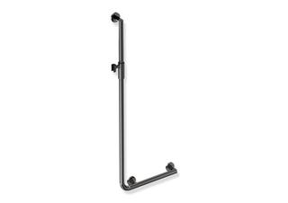 HEWI Winkelgriff System 900 d 32mm, Ausf re, 1250x450mm, SW-chrom gl