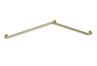 HEWI Duschhandlauf System 900 d 32mm, Ausf re, 965x965mm, MS gebürstet