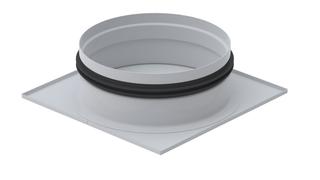 Zehnder Deckel d= 160mm Stutzen, weiß
