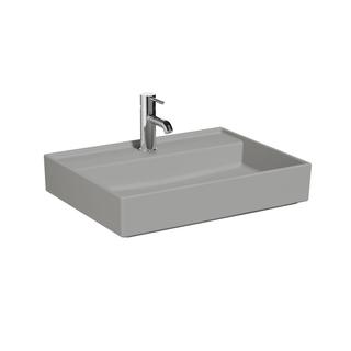 VitrA Bad Waschtisch ArchiPlan 60 x 46 x 12 cm, 1 Hahnloch mittig
