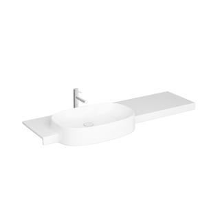 VitrA Möbelwaschtisch Voyage 130x48,5x11,5cm, asy, w g VC, 1 L m B