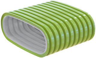 Blauberg Lüftungsrohr BlauFast OK 52/50 01 gr, astat., antib, fl, ov.