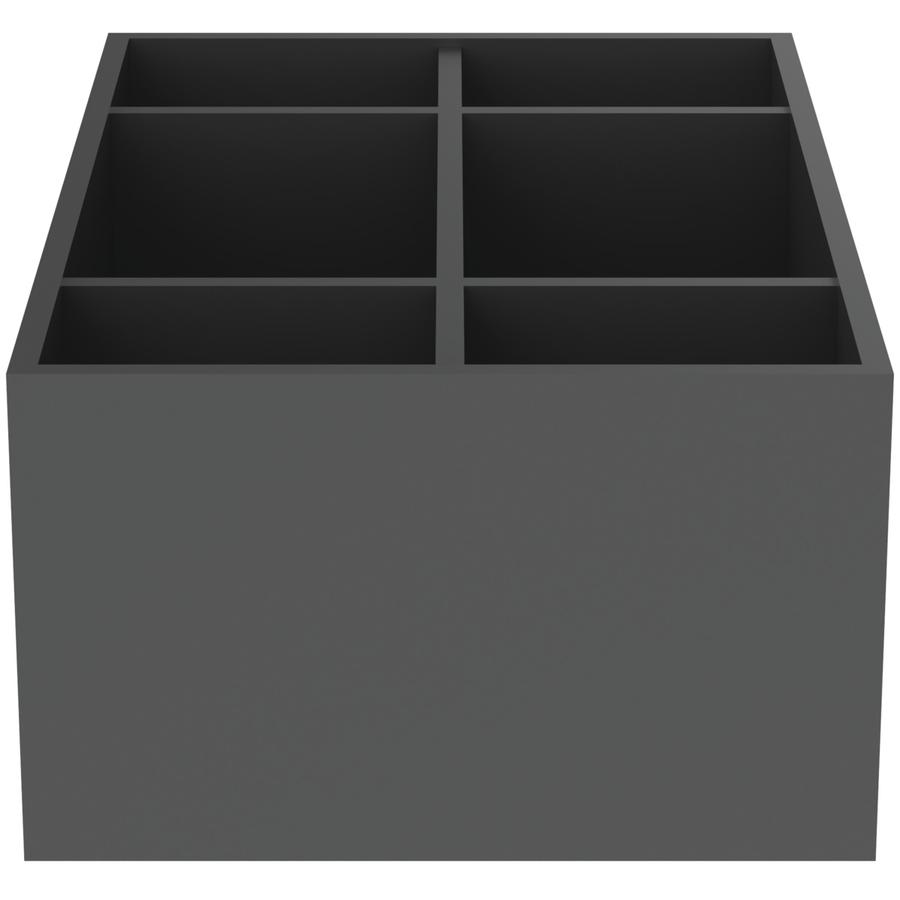 Artikelbild 1 des Artikels „IS Aufbewahrungsbox Conca 24x37x14,7cm, anthr. ma, 6 offene Fächer 24 x 37 x 14,7 cm“