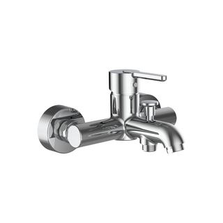 Laufen Wannen-Einhebelmischer LUA AP, Ausl. 159mm, m Verschraubung, chrom