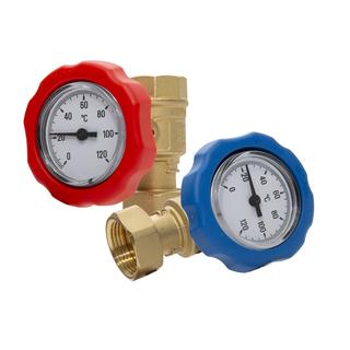 Esbe Absperrventil GOP 810 mit Thermometer