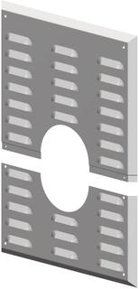 MHG Wandblende Atec DN 100, m Hinterlüftung, für Abgassystem