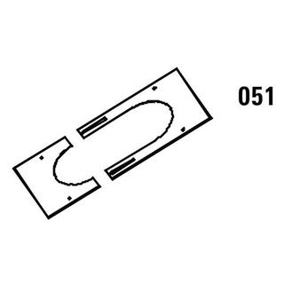 Daikin Abdeckblende D8 AG45 M.durchf. DN 80/125, 0-45Grad, we R 9016