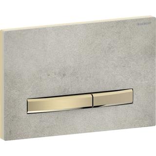 Geberit Betätigungsplatte Sigma50 Square Platte Beton, Pl/T MS, f 2-Mg-Spül.