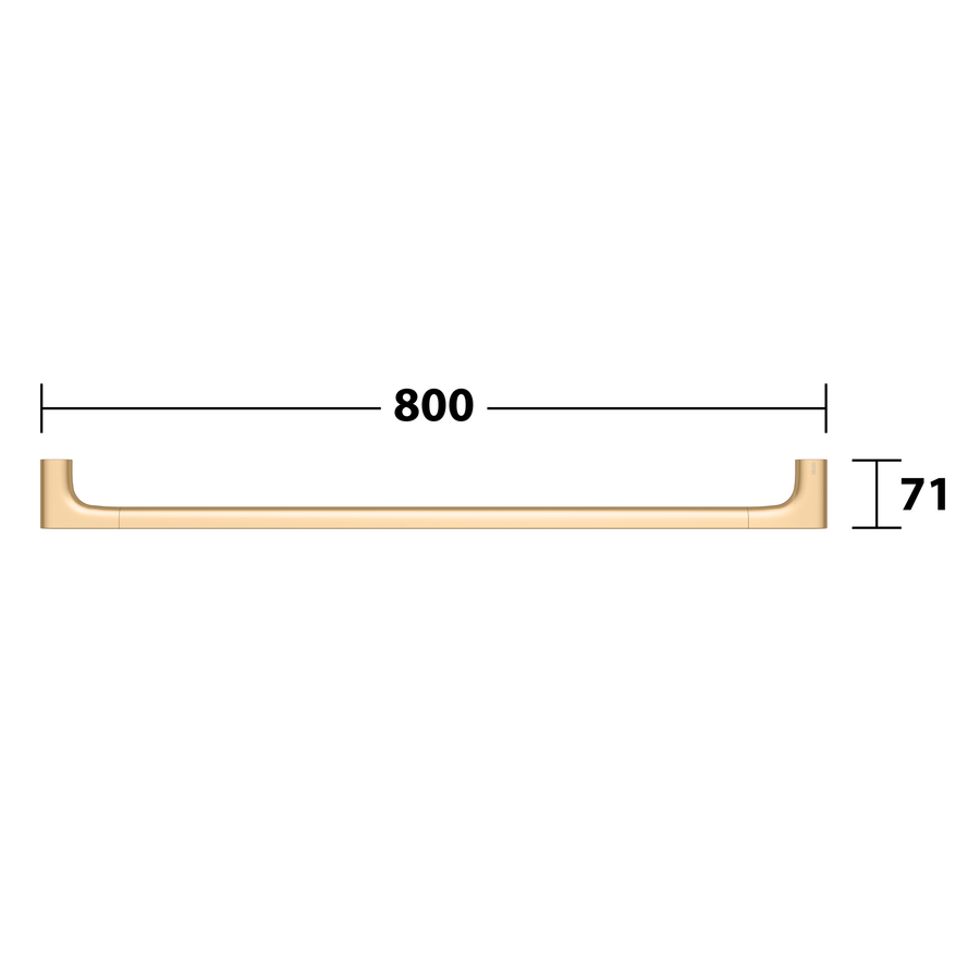 Artikelbild 7 des Artikels „Keuco Badetuchhalter Edition 400 800mm, messing gebürstet 800 mm | messing gebürstet“