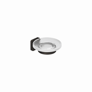 Kludi VELA S Seifenschale Sch a satiniertem Glas, brushed gunmetal