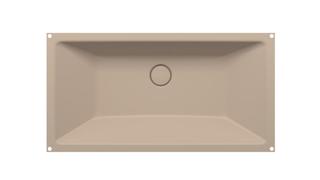 Unterbau-Waschtisch BetteComodo A231 74x38,6cm, greige